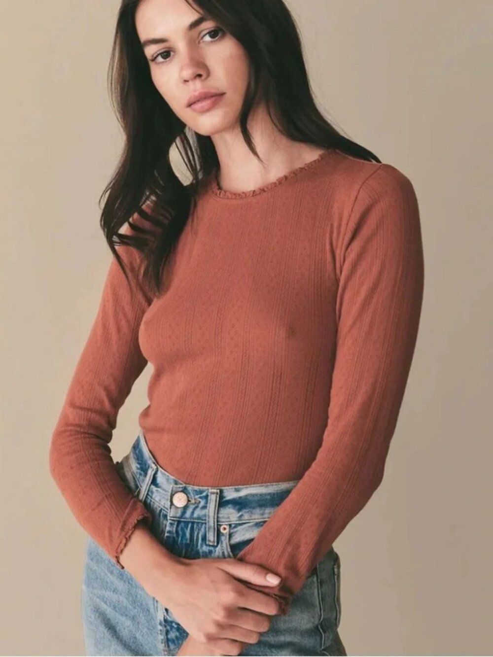 Doen Annie Tee in Buckeye Medium